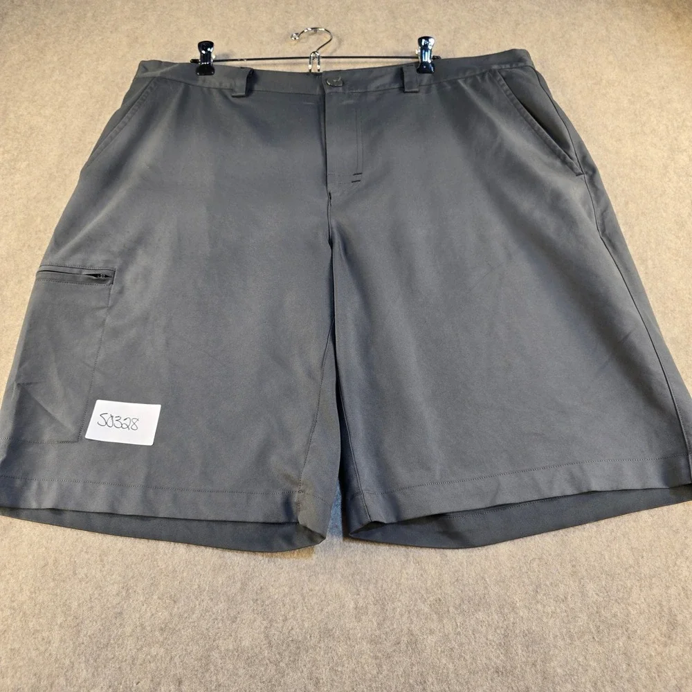 St. Andrews of Scotland Mens Golf Shorts Gray Size 40 Flat Front Cargo Pocket